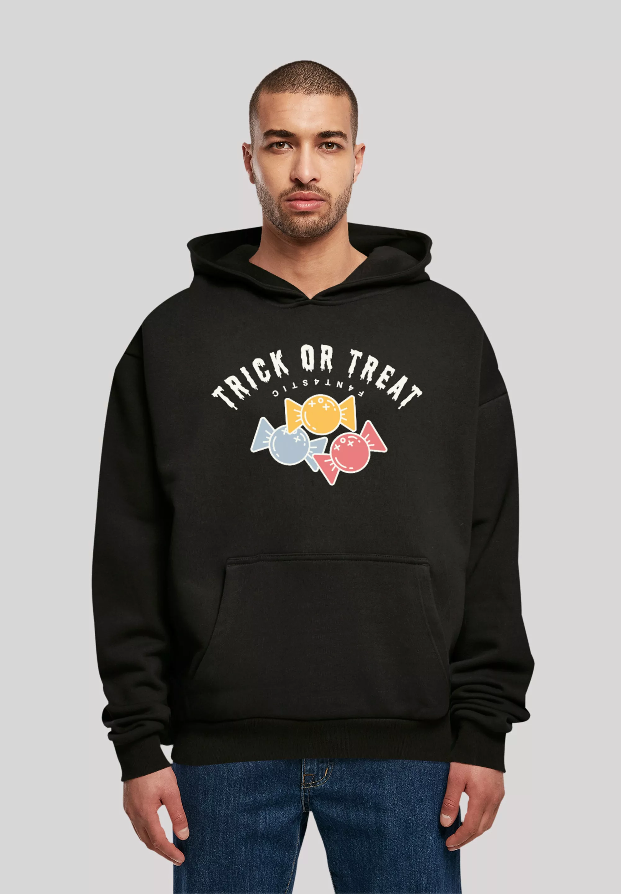 F4NT4STIC Kapuzenpullover "Trick Or Treat Halloween" günstig online kaufen