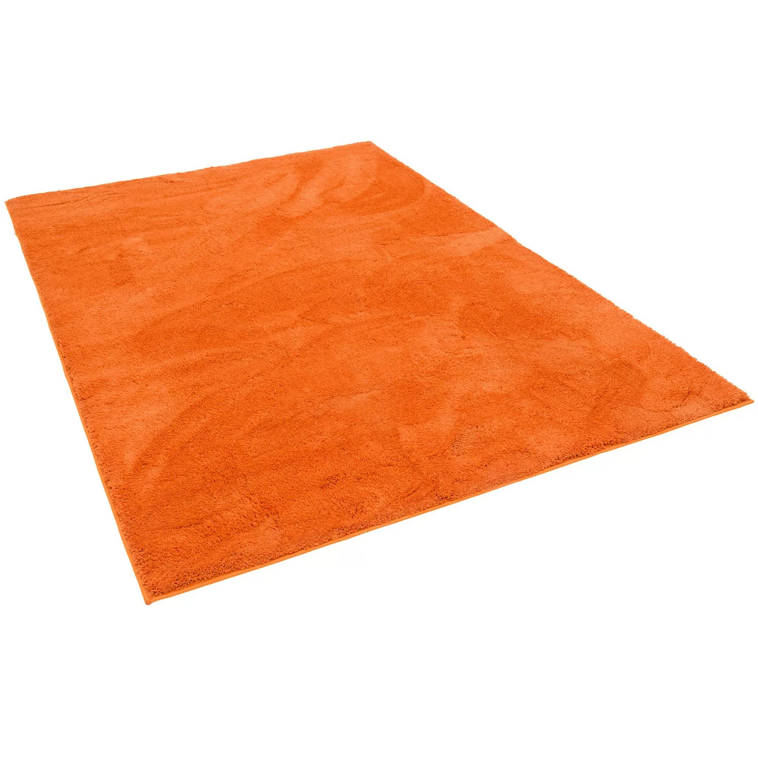 Pergamon Luxus Super Soft Hochflor Langflor Teppich Silky Orange 140x200cm günstig online kaufen