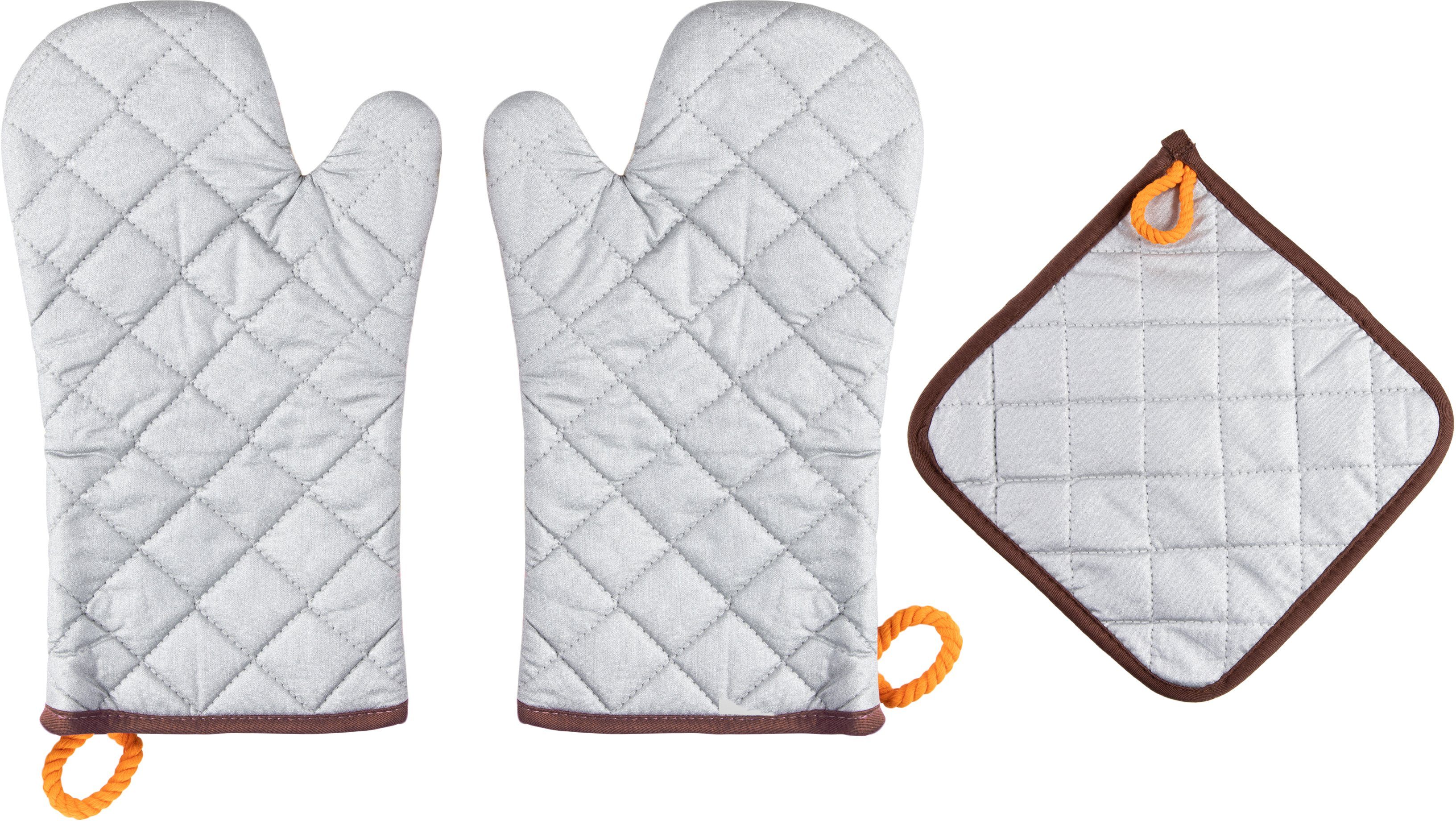 bugatti Topfhandschuhe Ellipse, (Set, 3-tlg., bestehend günstig online kaufen