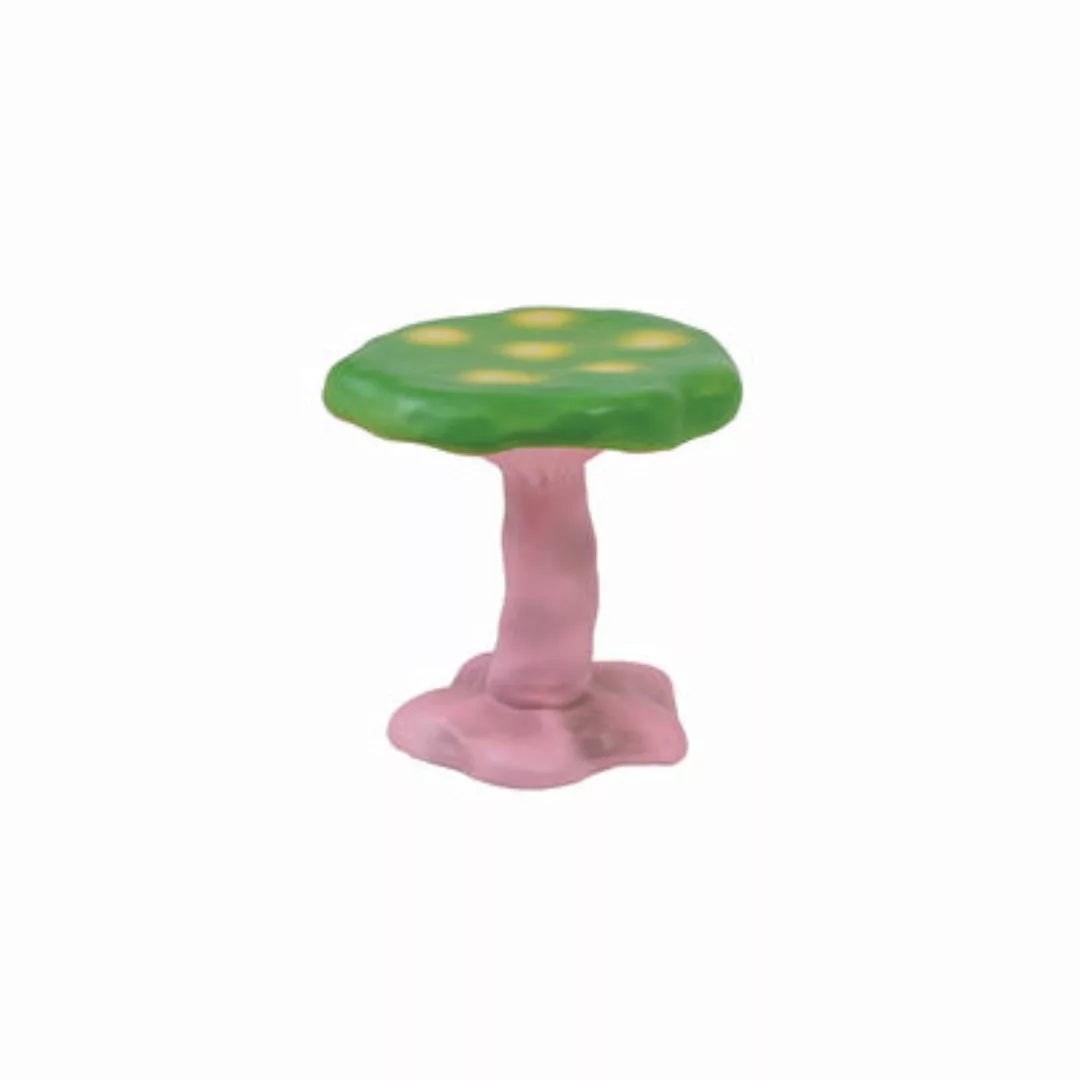 Hocker Amanita plastikmaterial rosa bunt grün / Glasfaser - Ø 44 x H 41 cm günstig online kaufen