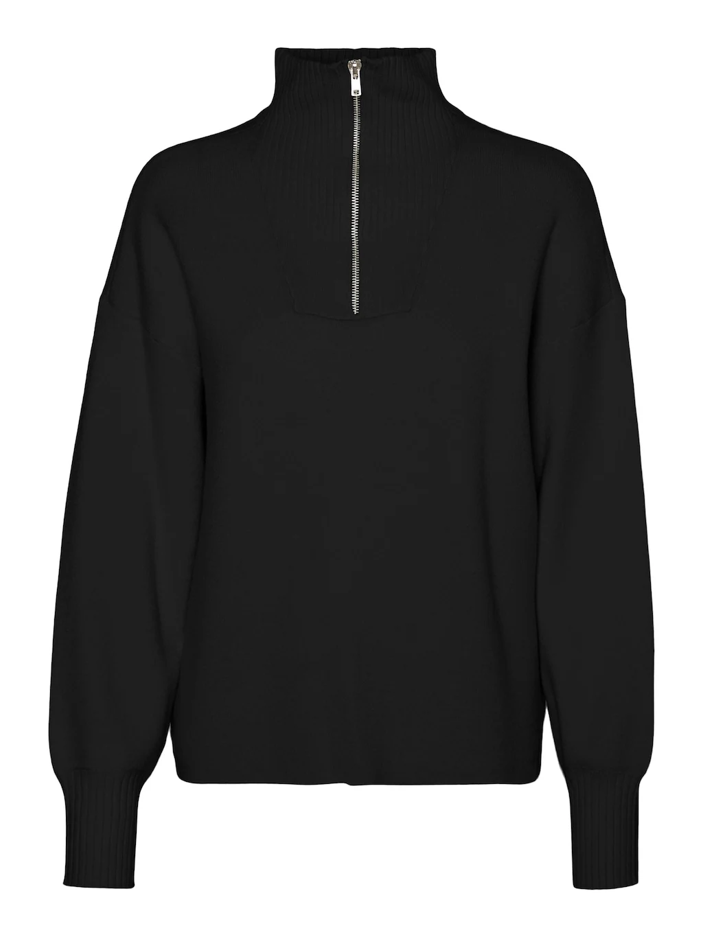 Vero Moda Strickpullover VMGOLDNEEDLE LS ZIP HIGHNECK PULLOVER günstig online kaufen