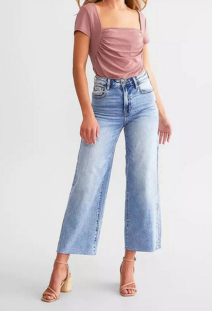 CHENIN Bequeme Jeans Hohe taille, schlichte, gerade, modische jeans Lässige günstig online kaufen