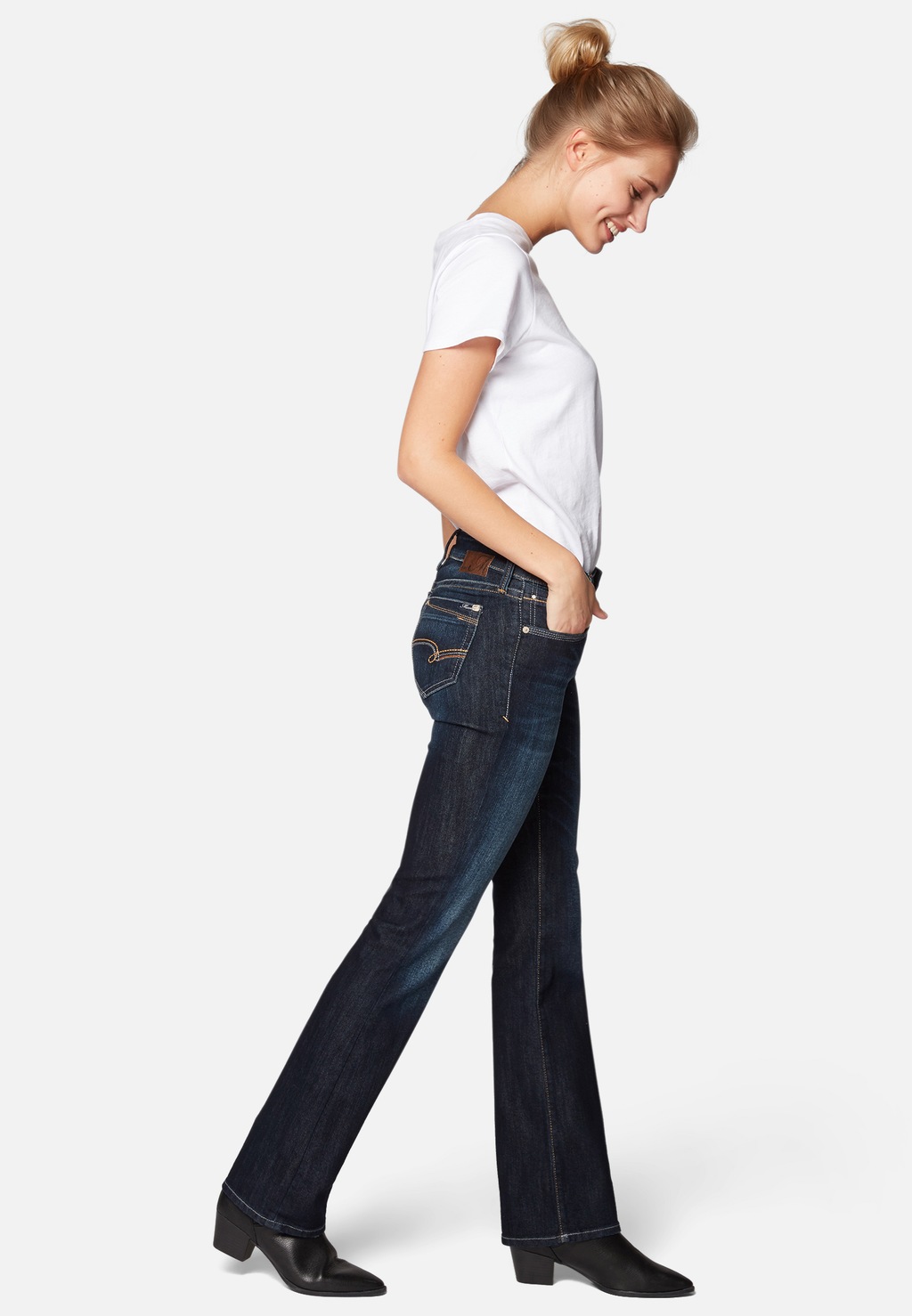 Mavi Bootcut-Jeans "BELLA MID RISE", Leicht ausgestelltes Bein günstig online kaufen