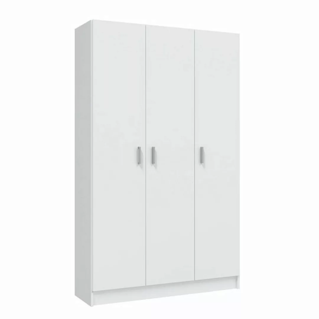 FORES HABITAT Mehrzweckschrank in Weiß - 109x180x37 (BxHxT) günstig online kaufen