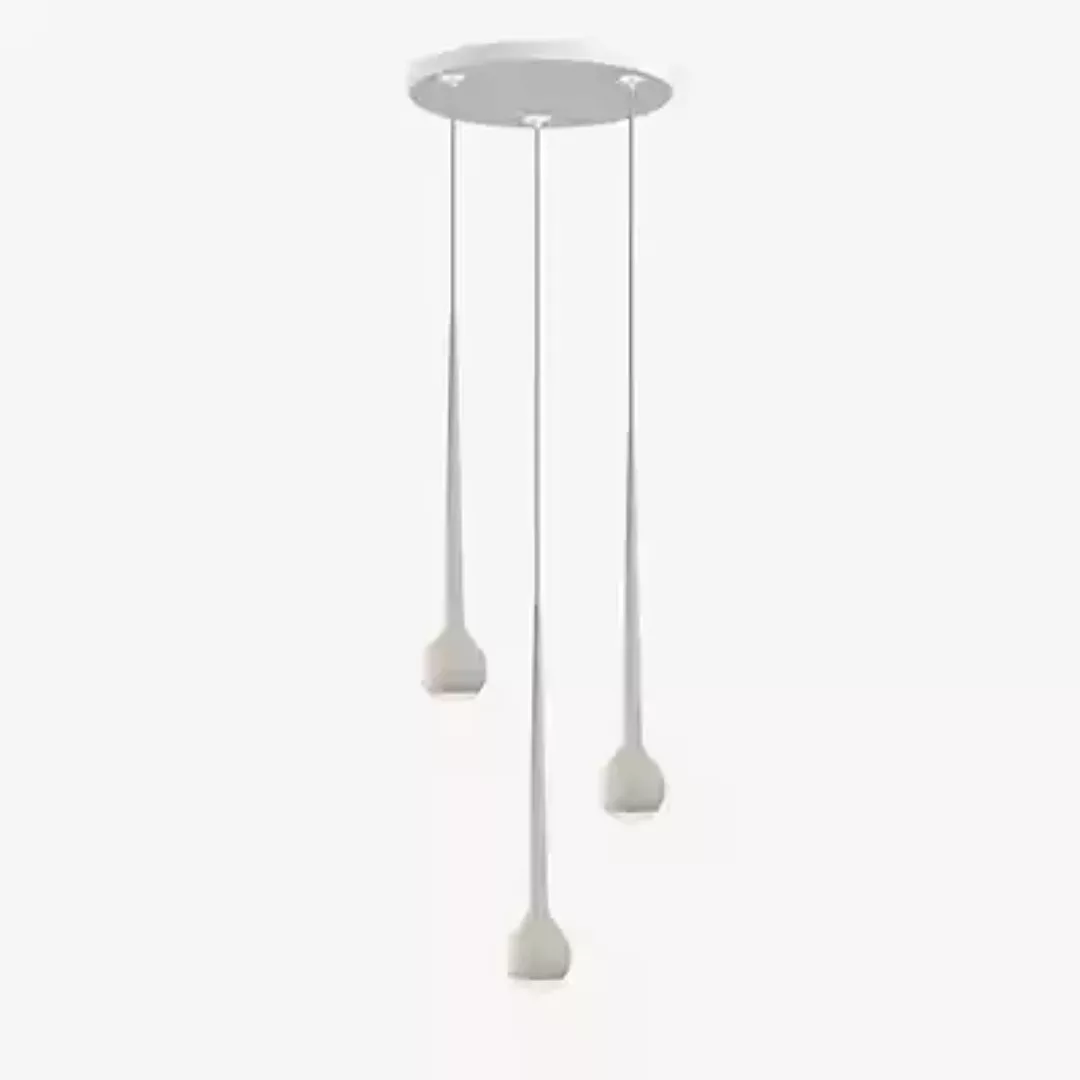 Grau Falling Sun Pendelleuchte LED Cluster - 3-flammig, sand - 600 cm günstig online kaufen