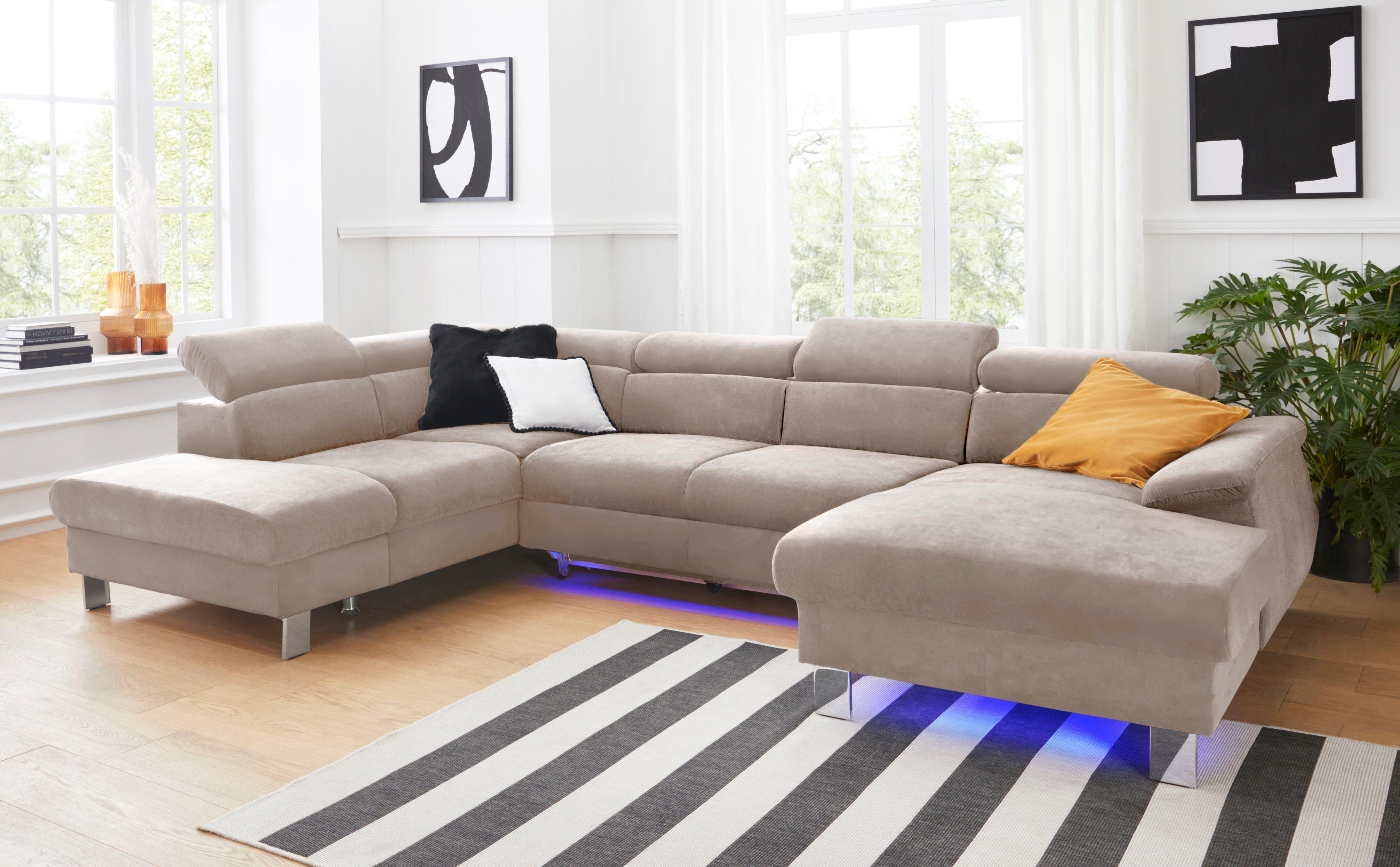 COTTA Polstergarnitur Komaris U-Form, (Set), Set günstig online kaufen
