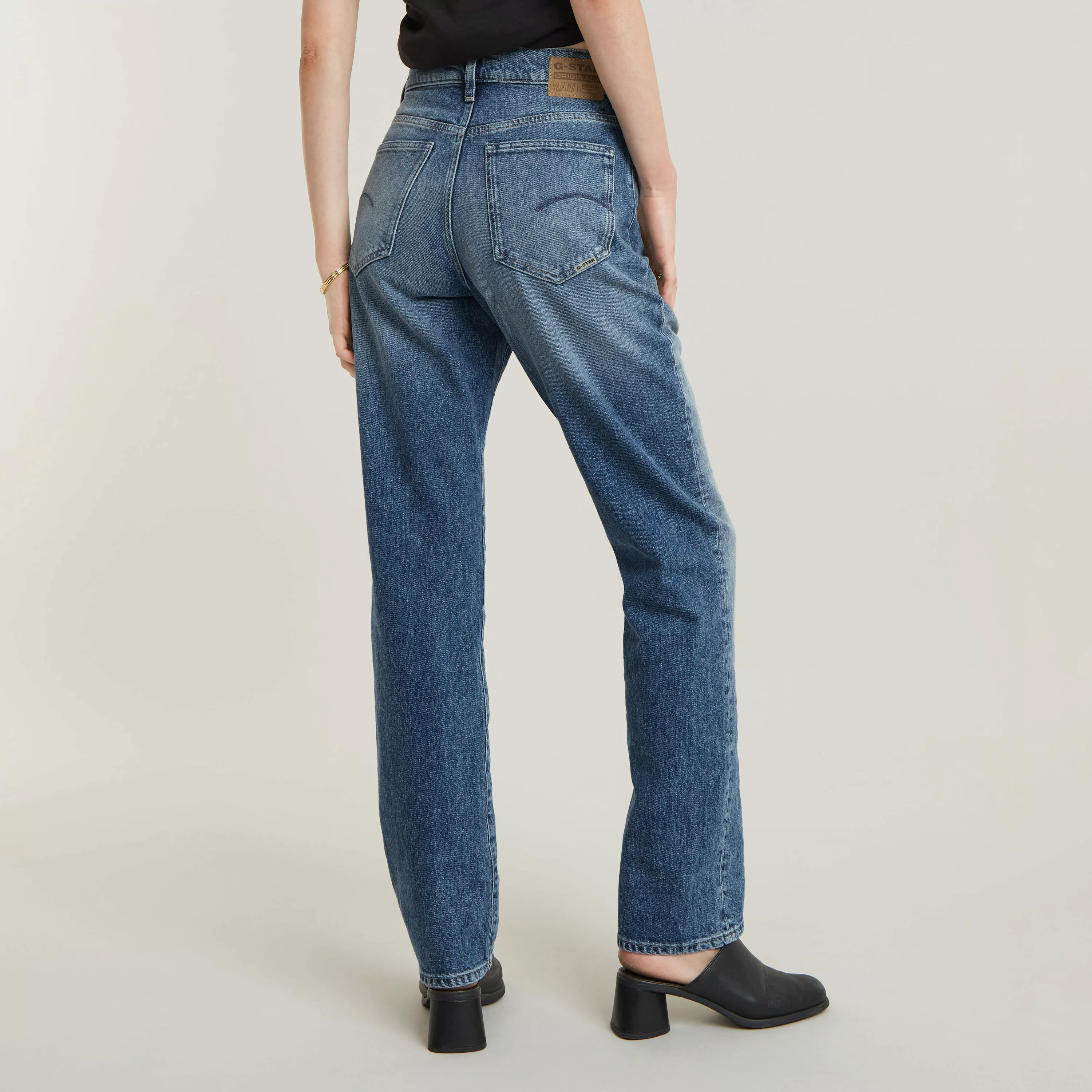 G-STAR High-waist-Jeans "Viktoria High Straight" günstig online kaufen