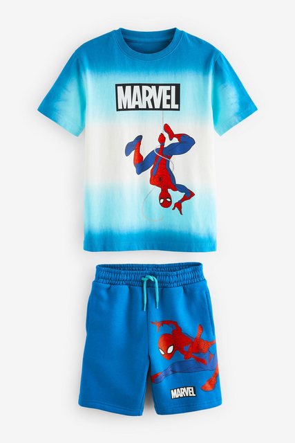 Next T-Shirt & Shorts Lizenziertes T-Shirt/Shorts im Set Spiderman (2-tlg) günstig online kaufen