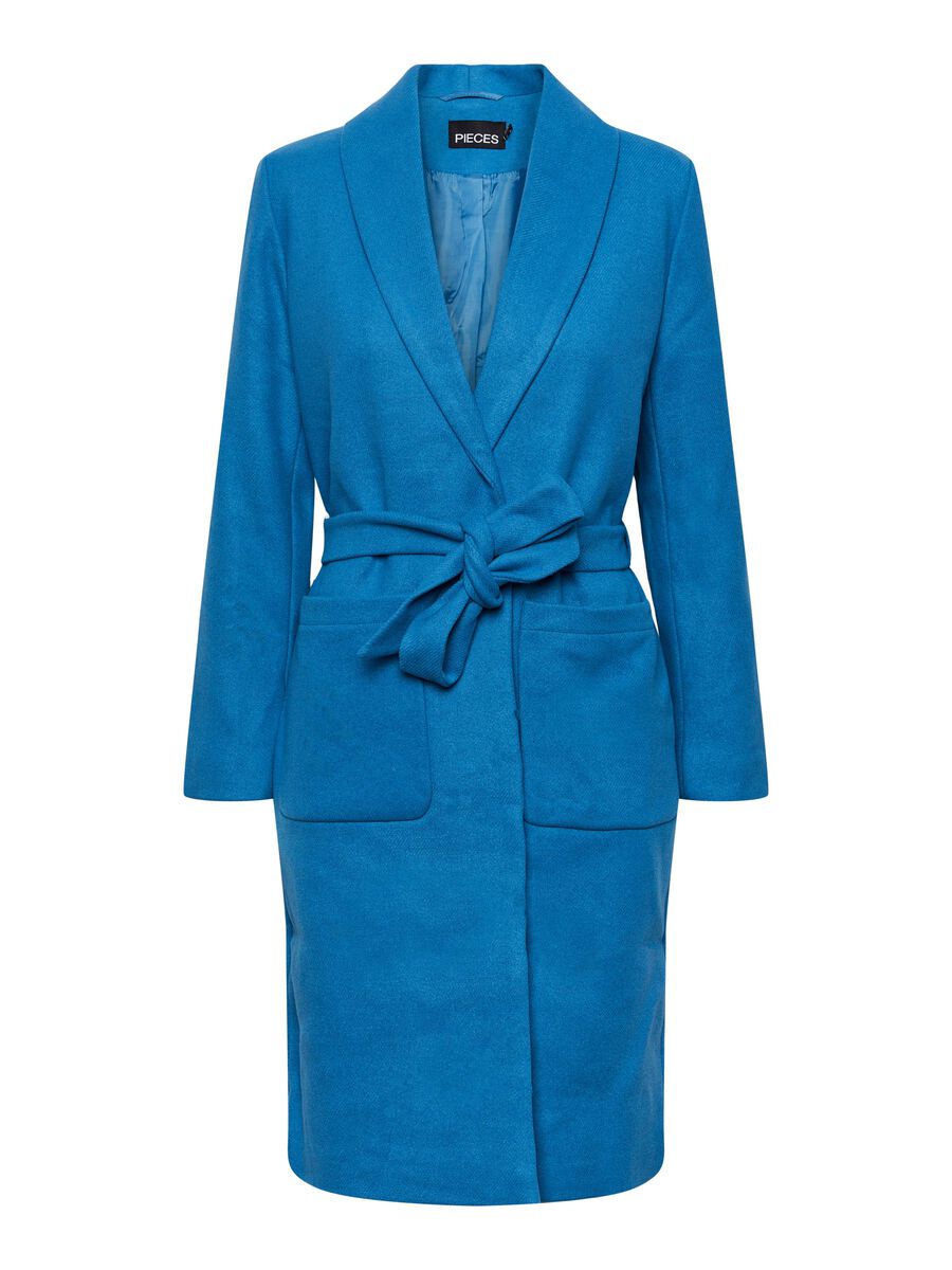 PIECES Pcalica Mantel Damen Blau günstig online kaufen