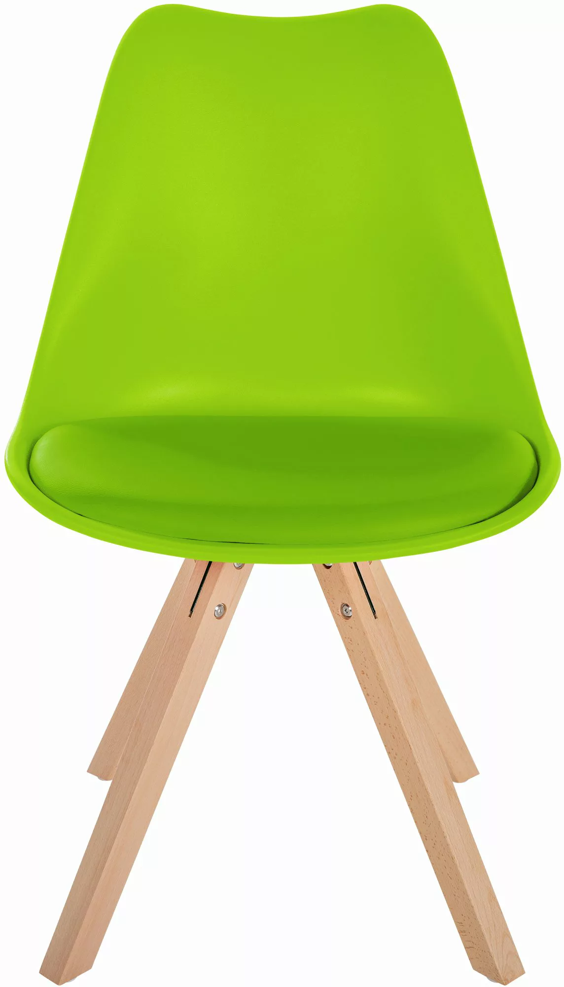 Stuhl Sofia Kunststoff Square Hellgrün günstig online kaufen
