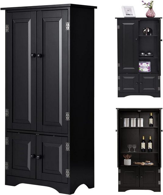 KOMFOTTEU Beistellschrank Flurschrank mit verstellbarem Regal, bis 60kg günstig online kaufen