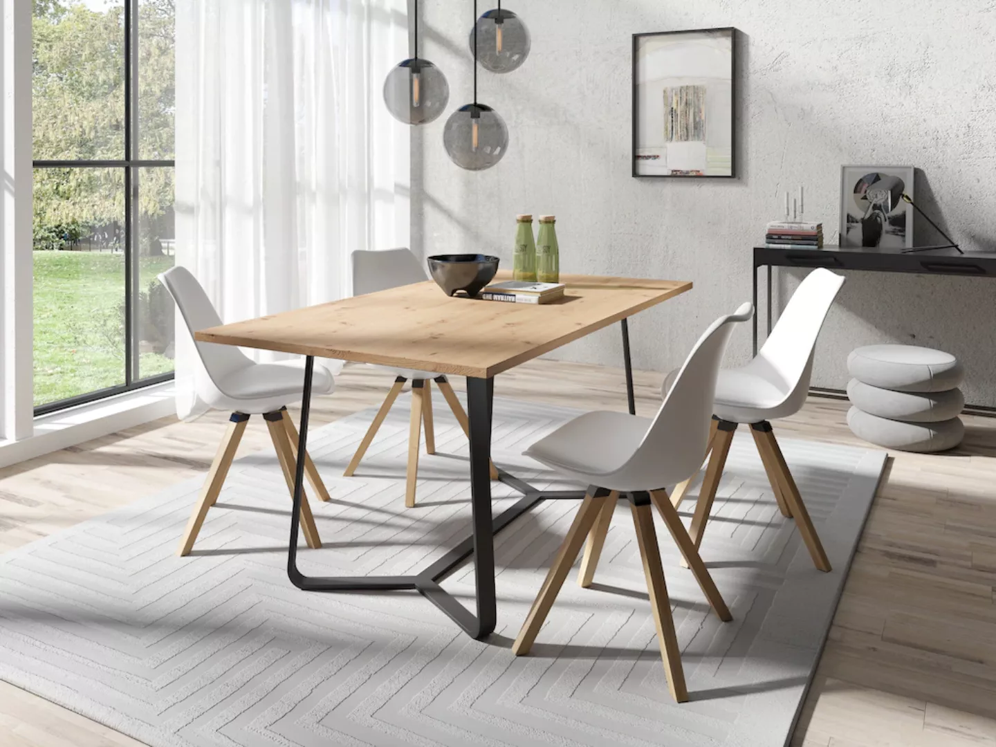 byLIVING Esstisch "Talea", (1 St.), modernes Design, 140cm und 160cm, Artis günstig online kaufen