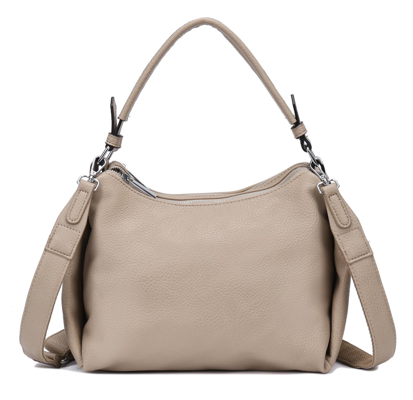 ITALYSHOP24 Schultertasche DAMEN TASCHE SHOPPER Umhängetasche günstig online kaufen
