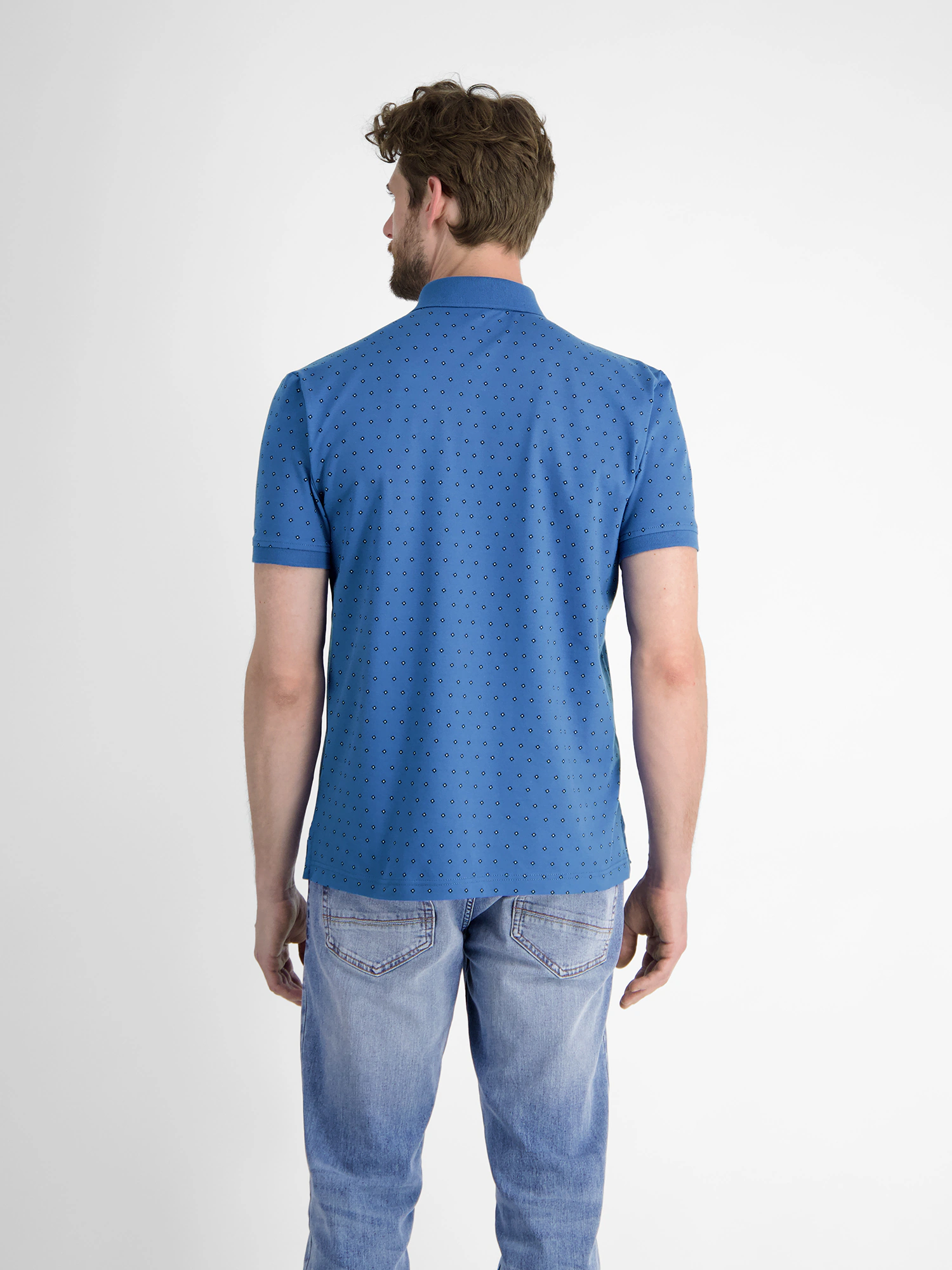 LERROS Poloshirt "LERROS Herren Poloshirt mit Minimalprint" günstig online kaufen