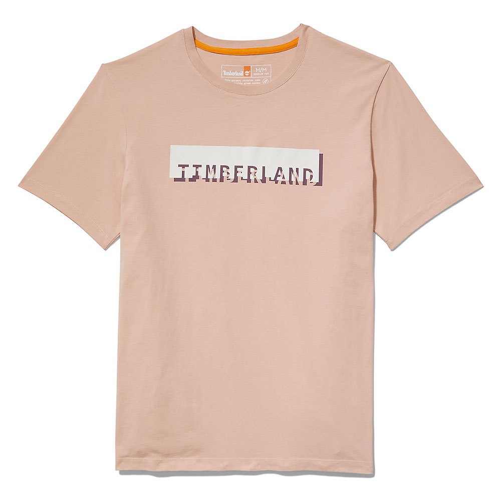 Timberland Brand Carrier Linear Logo Kurzärmeliges T-shirt 2XL Cameo Rose günstig online kaufen