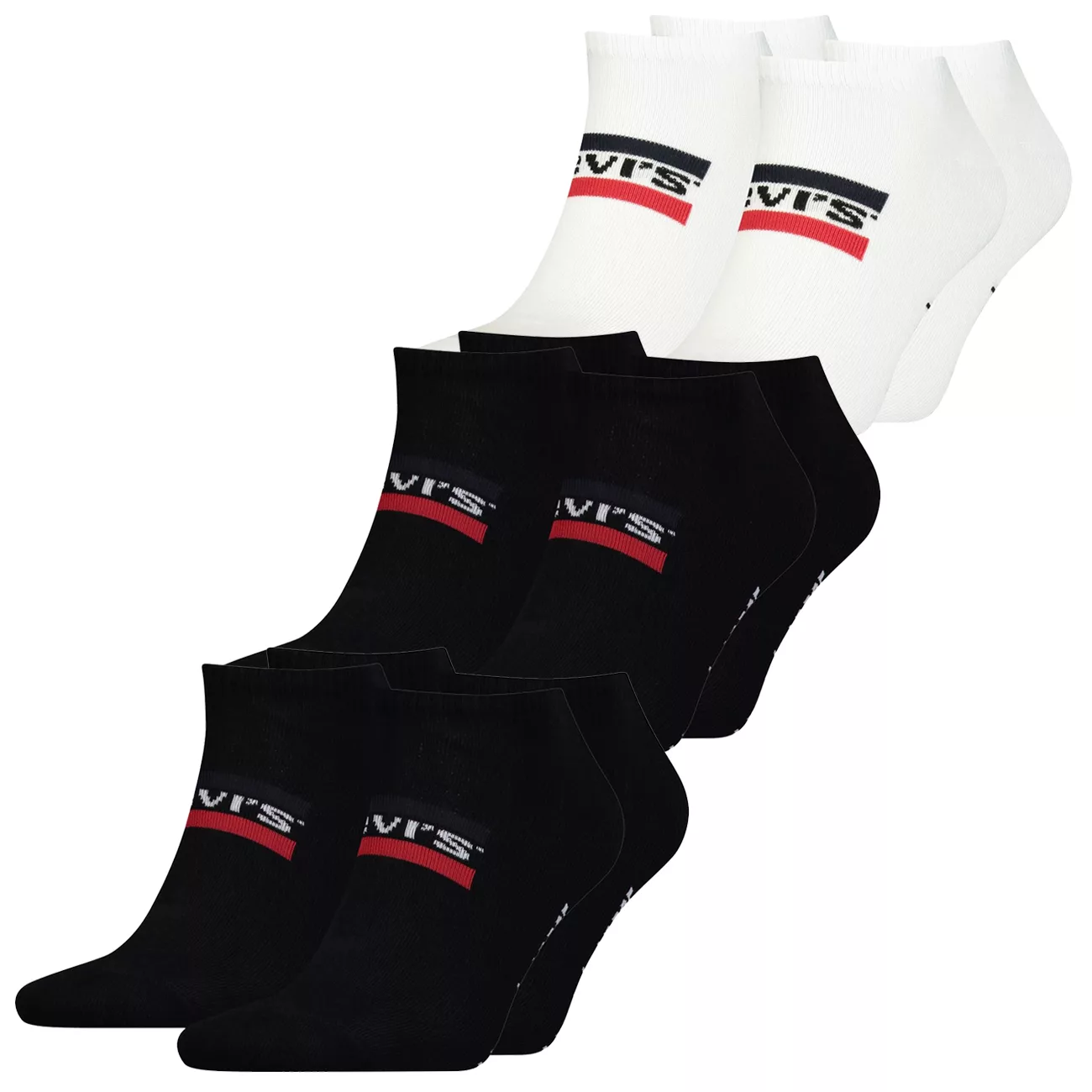 Levis Unisex Sneaker Sportsocken Low Cut Sportswear Logo 4er 6er 8er Multip günstig online kaufen