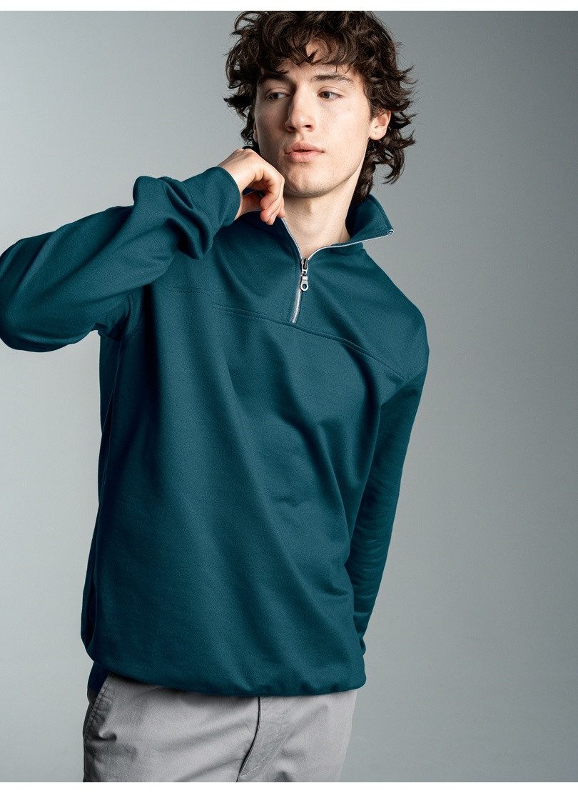 Trigema Sweatshirt "TRIGEMA Sweatshirt mit Reißverschluss" günstig online kaufen