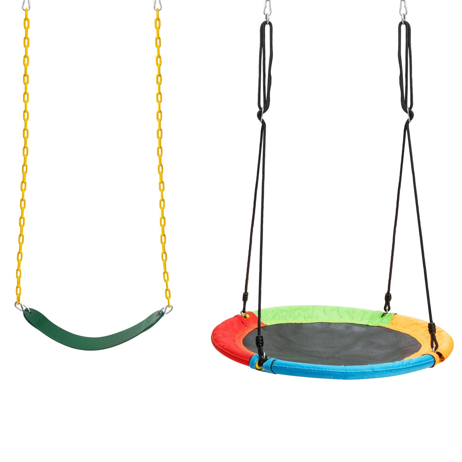 COSTWAY Doppelschaukel, (1-tlg), 2er Set Kinderschaukel, günstig online kaufen