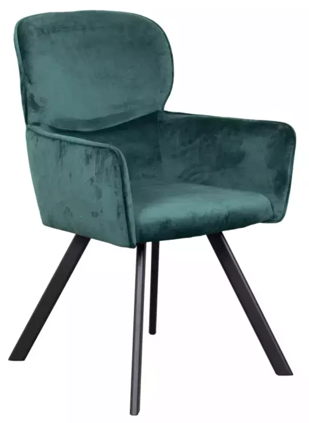 Indoormöbelset Sessel Treviso dunkelgrün und Ausziehtisch Sanremo dark grey günstig online kaufen