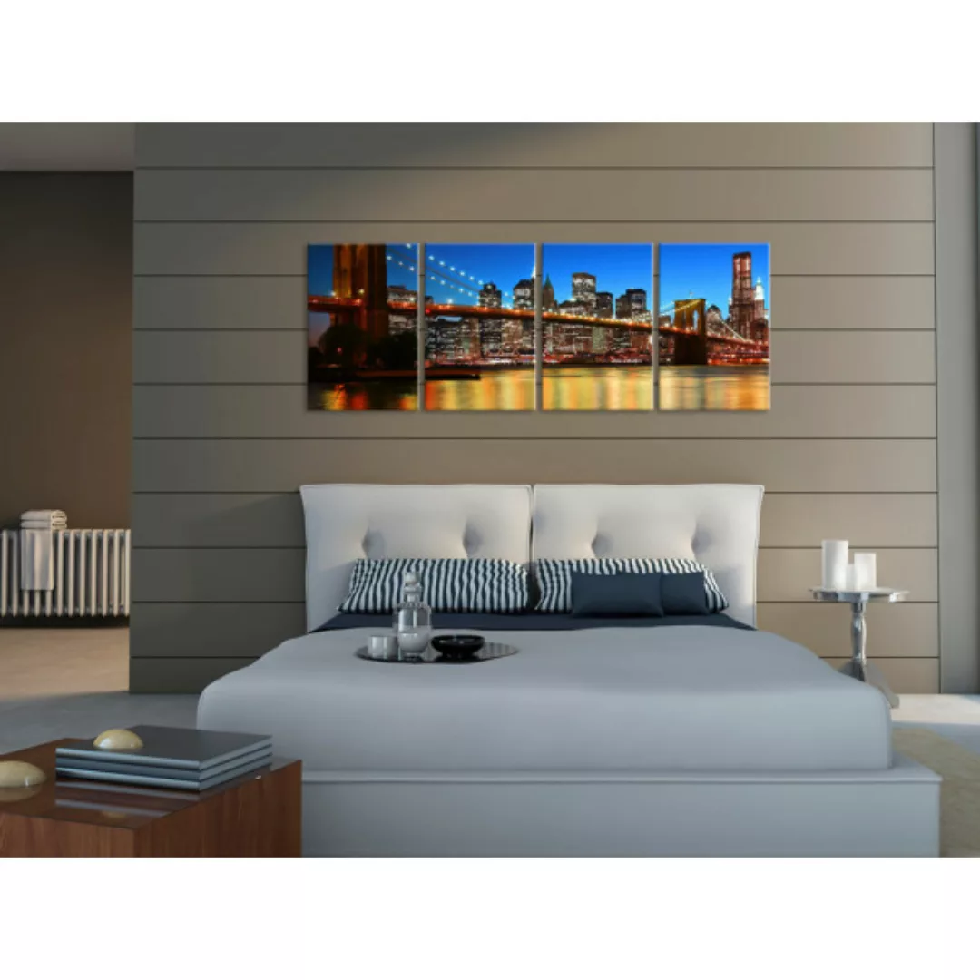 Bild auf Leinwand New York: Brooklyn Bridge XXL günstig online kaufen