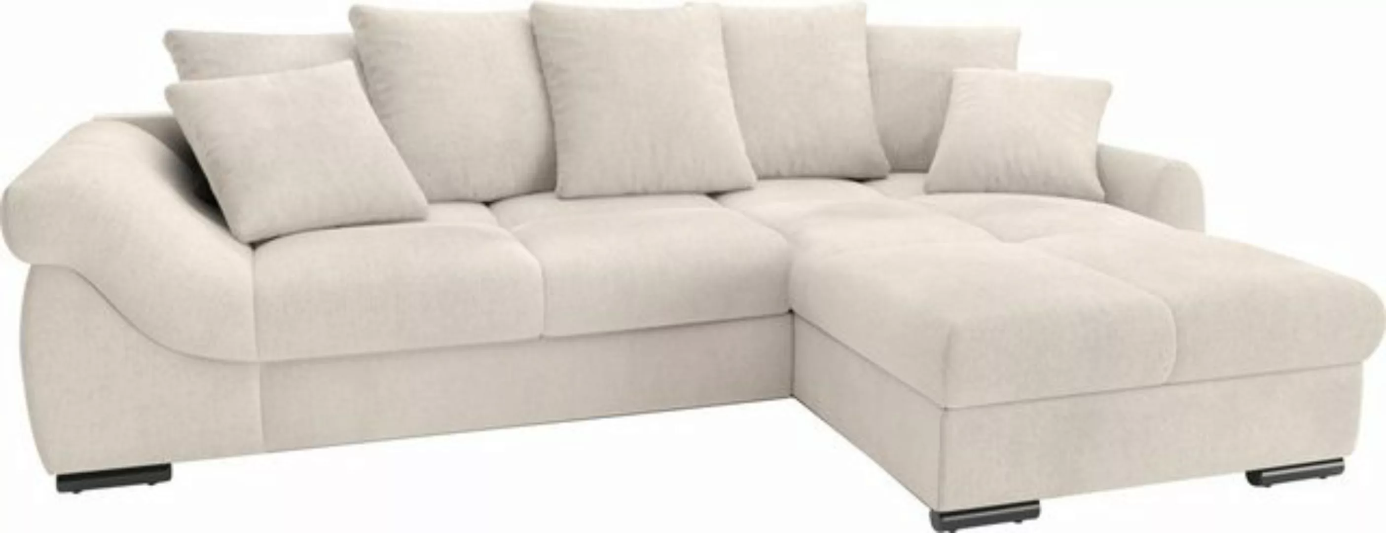 INOSIGN Ecksofa "Livorno DuraFlex", inkl. Hochschläfer-Bettauszug, XL-Bettk günstig online kaufen