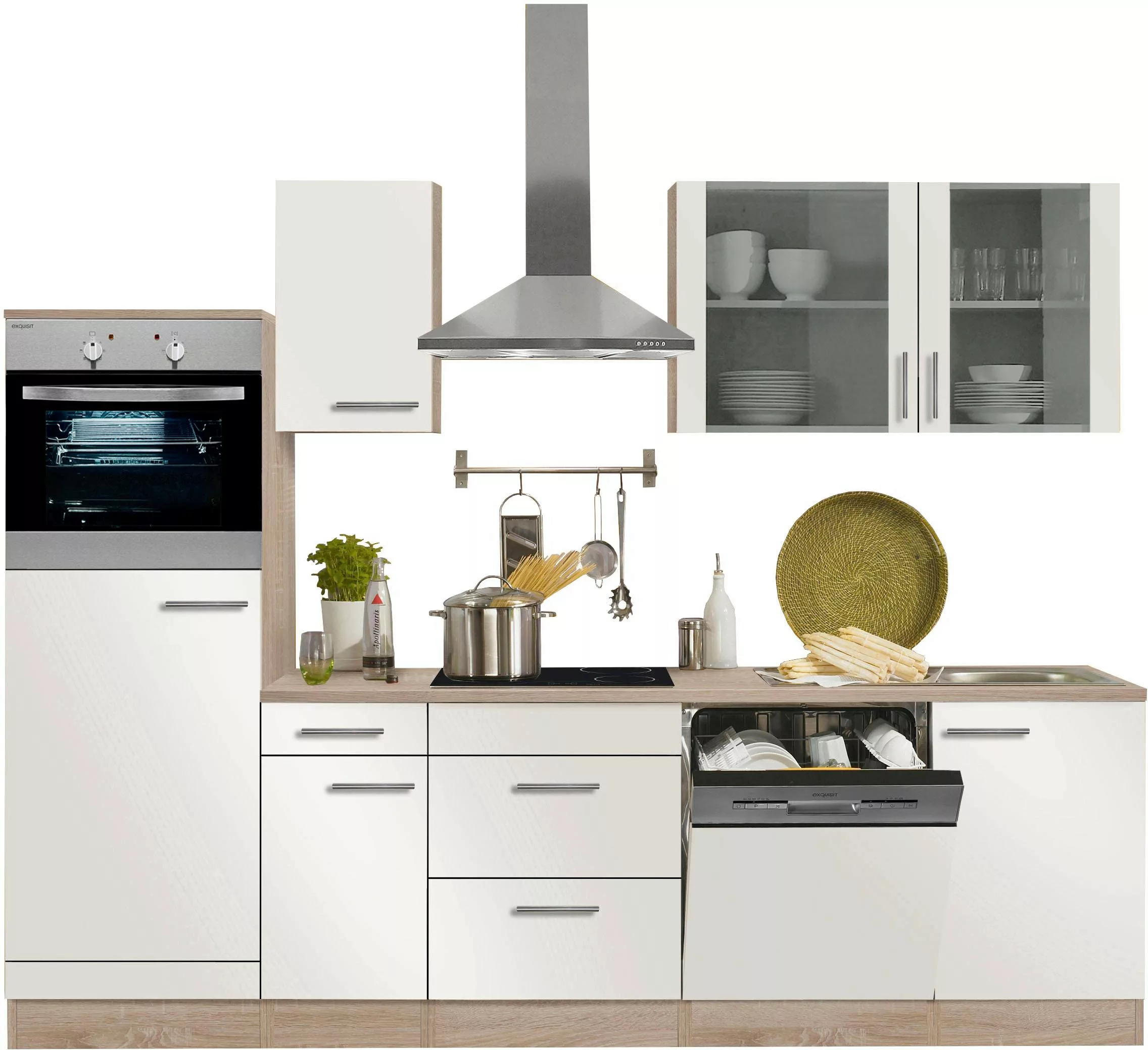 OPTIFIT Küchenzeile "Kalmar", mit E-Geräten, Breite 270 cm günstig online kaufen