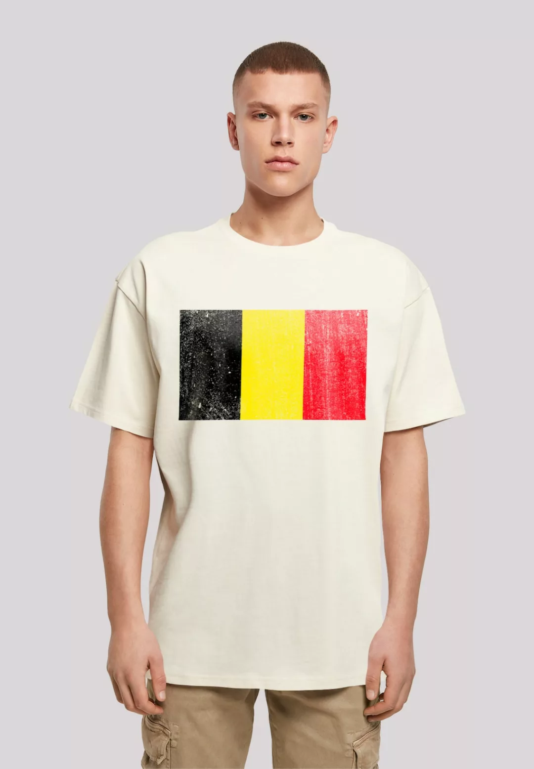 F4NT4STIC T-Shirt "Belgium Belgien Flagge", Print günstig online kaufen