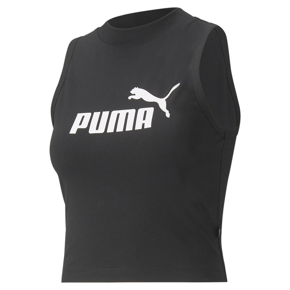 Puma Ess High Neck Ärmelloses T-shirt S Puma Black günstig online kaufen