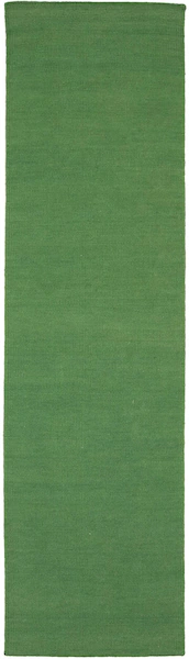 morgenland Wollteppich »Kelim Teppich handgewebt grün«, rechteckig günstig online kaufen