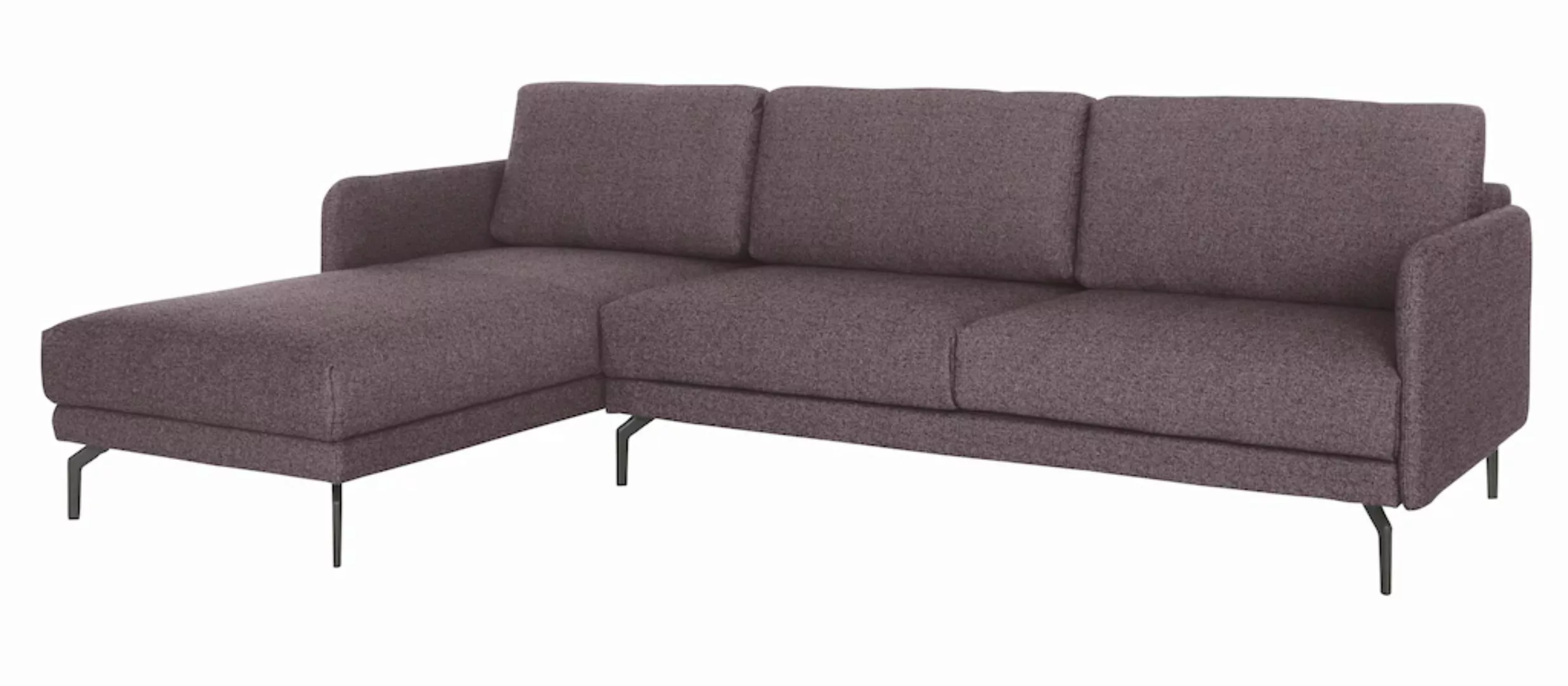 hülsta sofa Ecksofa "hs.450", Armlehne sehr schmal, Breite 274 cm, Alugussf günstig online kaufen