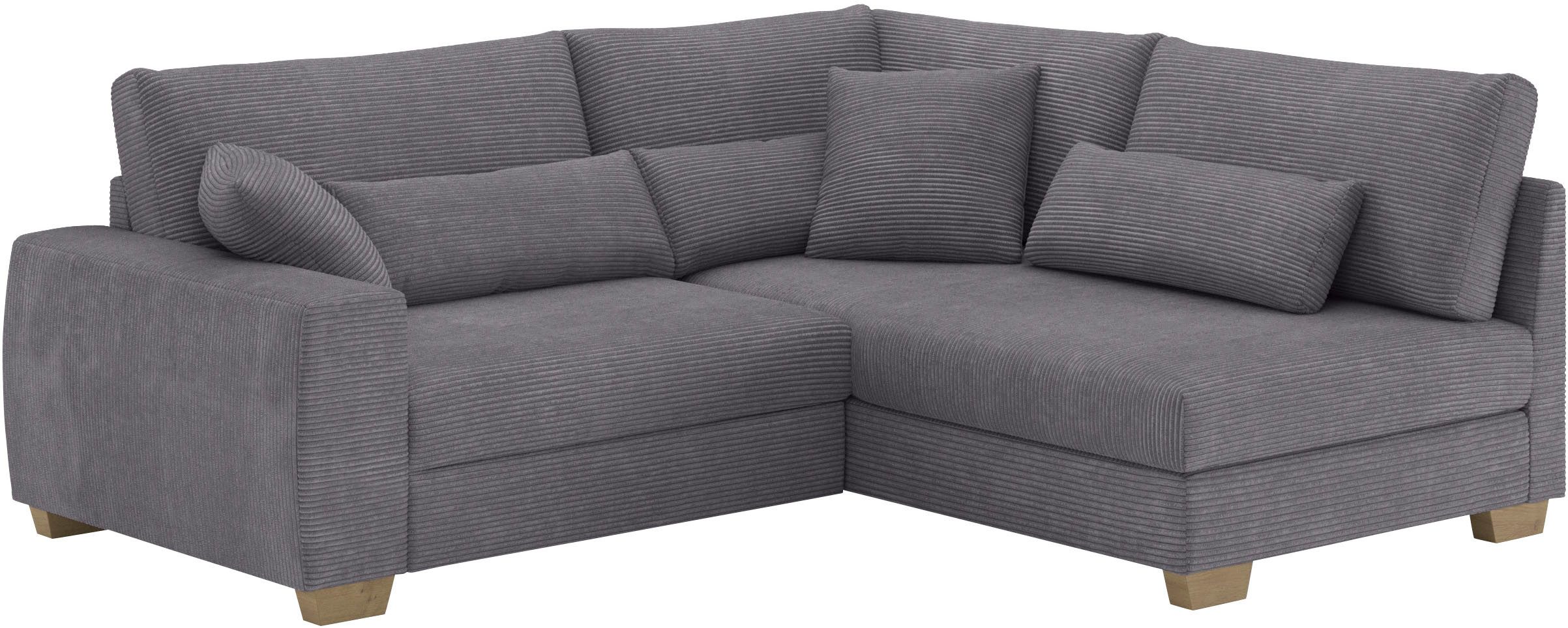 Mr. Couch Ecksofa "Helena L-Form, bis 140 kg belastbar", mit Taschenfederke günstig online kaufen