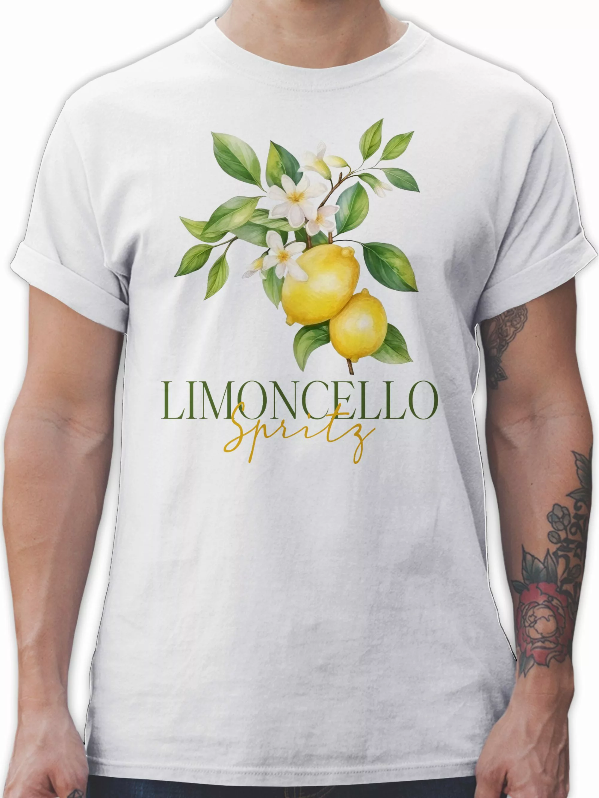 Shirtracer T-Shirt Limoncello Spritz, Italien-Fans, Italienischer günstig online kaufen