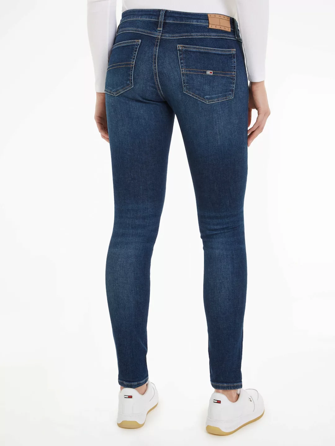Tommy Jeans Slim-fit-Jeans "Skinny Jeans Marken Low Waist Mittlere Leibhöhe günstig online kaufen