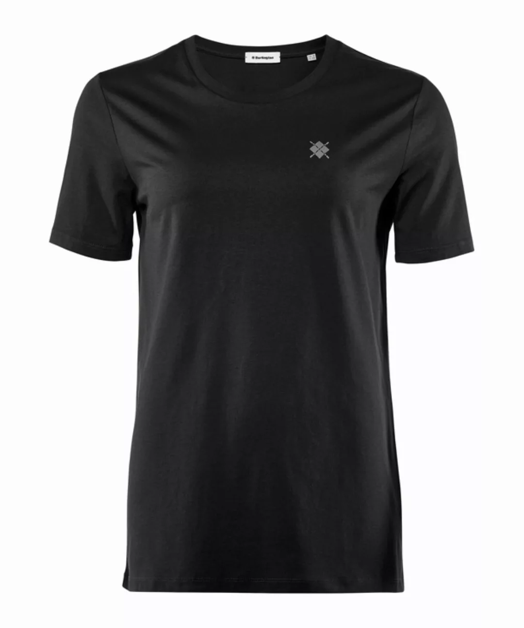 Burlington Damen T-Shirt Rundhals, XL, Schwarz, Raute, Baumwolle, 2269005-3 günstig online kaufen