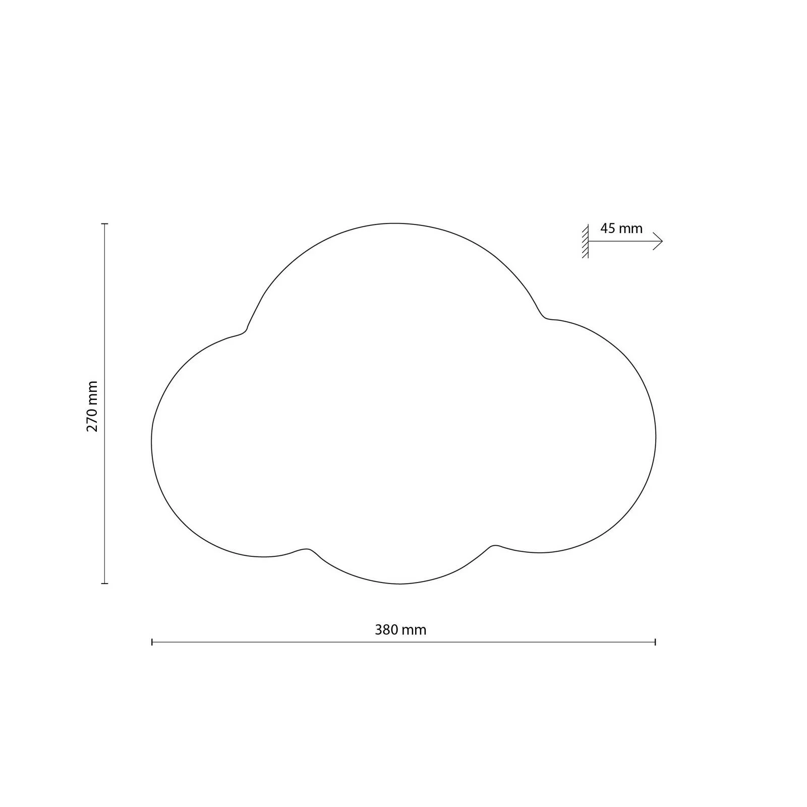 Wandleuchte Cloud, grün, Metall, 38 cm breit, 2-flammig, G9 günstig online kaufen