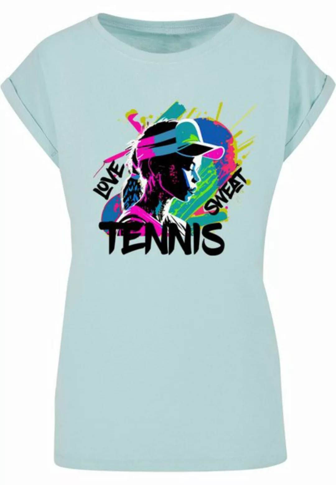 Merchcode T-Shirt Merchcode Damen Ladies Tennis Love, Sweat - T-Shirt (1-tl günstig online kaufen