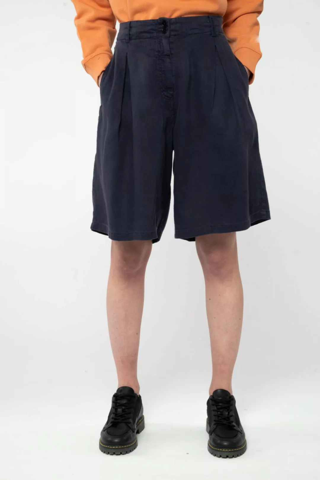 Bermuda Shorts aus Hanf & Bio Baumwolle günstig online kaufen