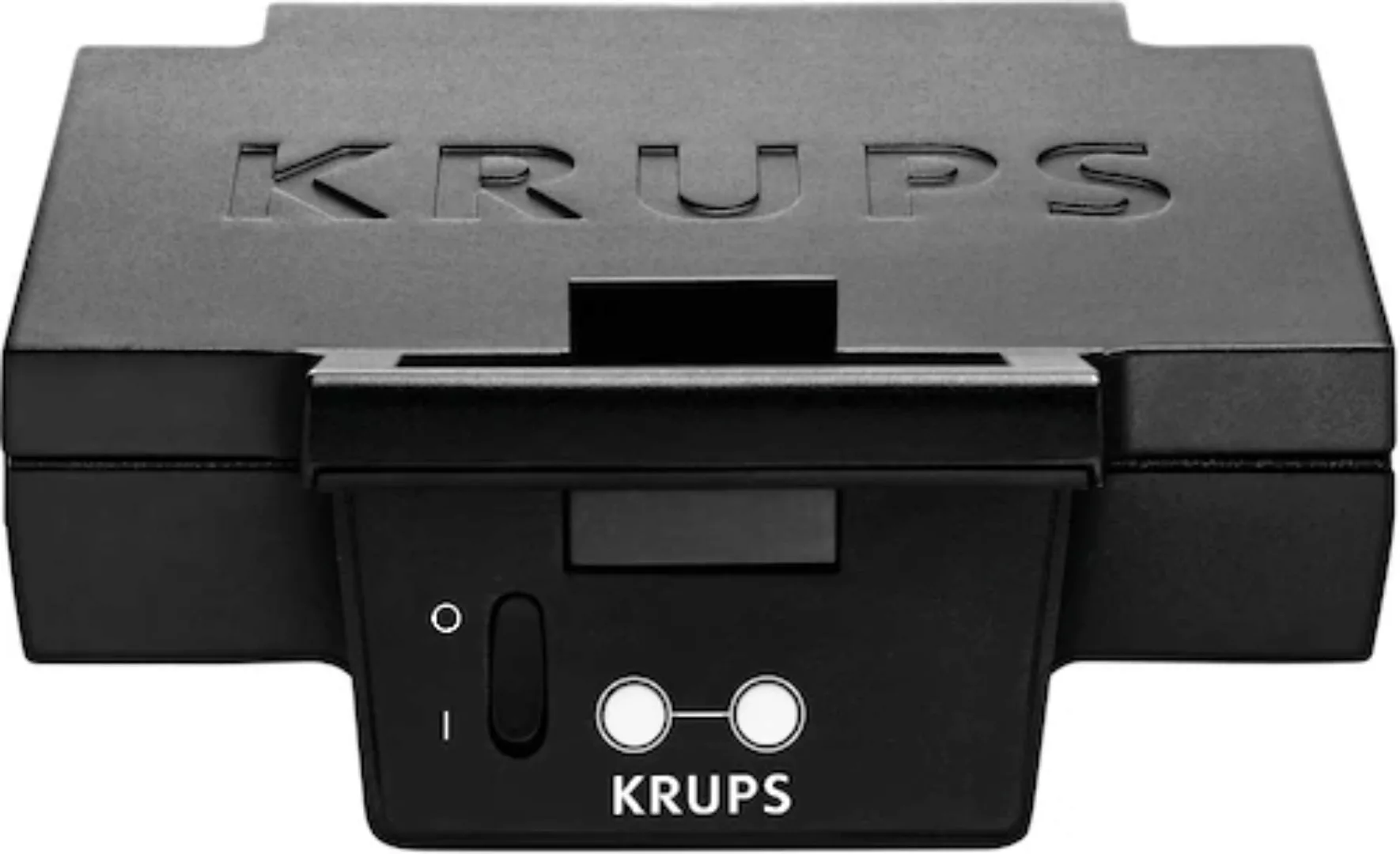 Krups Sandwichmaker »FDK452«, 850 W, breite Platten, Temperaturkontrollleuc günstig online kaufen