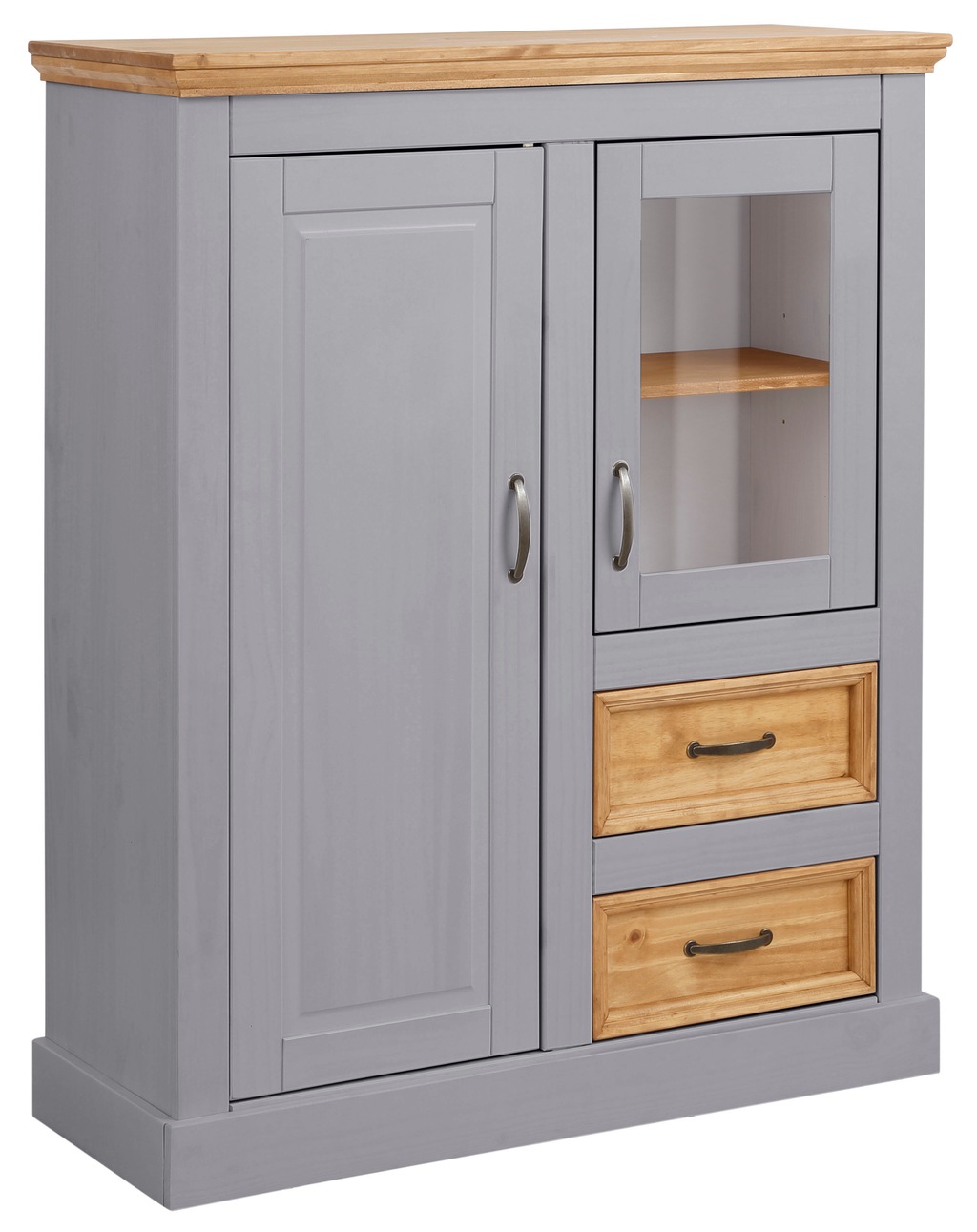 Home affaire Highboard "Selma", Vitrine, Breite 100 cm günstig online kaufen