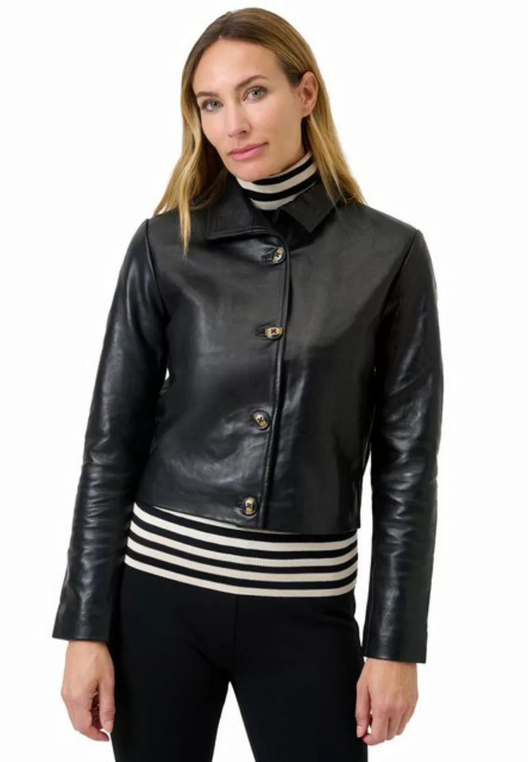 RICANO Lederjacke Juliette Hochwertiges Lamm Nappa Leder günstig online kaufen