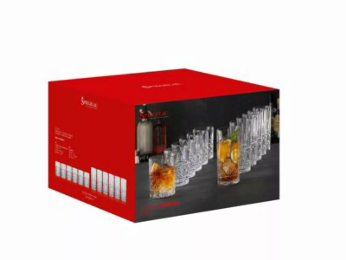 SPIEGELAU Elegance Barware Gläser Set 12-teilig Trinkgläser transparent günstig online kaufen