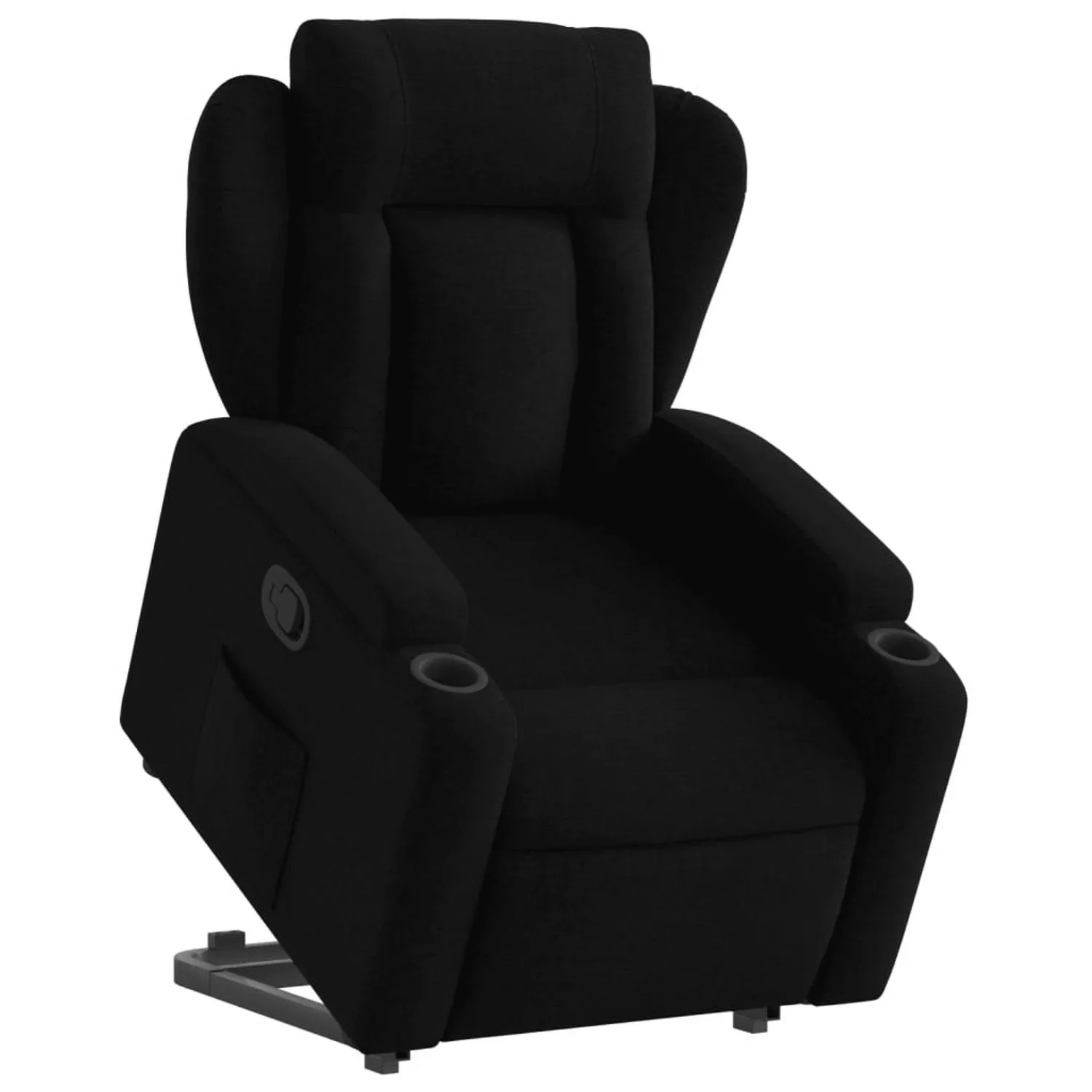 vidaXL Relaxsessel mit Aufstehhilfe Schwarz Stoff Modell 18 günstig online kaufen