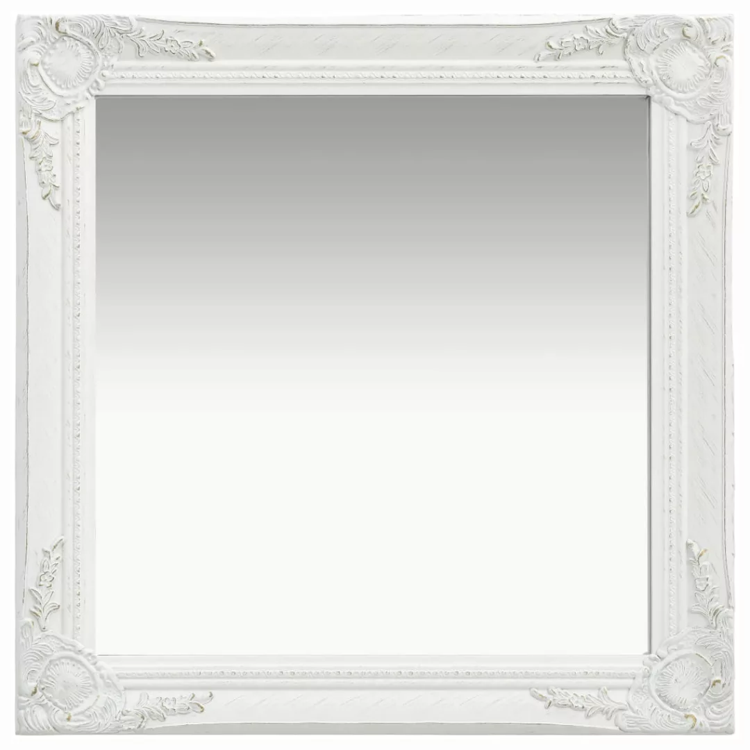 Wandspiegel Im Barock-stil 60 X 60 Cm Weiß günstig online kaufen
