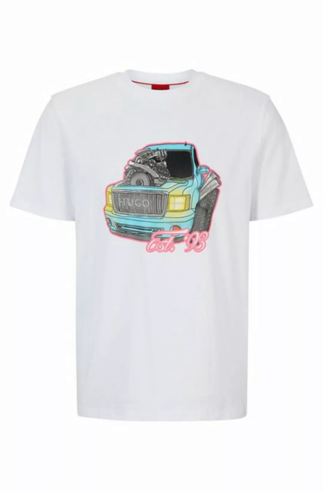 HUGO T-Shirt Damotoro 10257318 01, White günstig online kaufen
