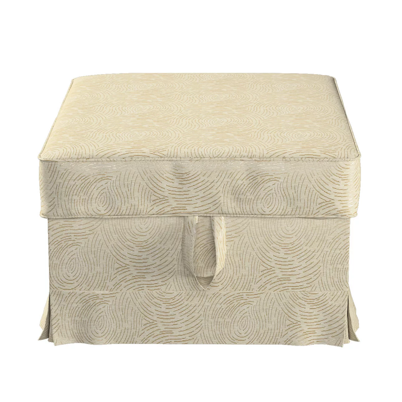 Bezug für Ektorp Bromma Hocker, beige-golden, Husse, Ektorp Bromma, Living günstig online kaufen