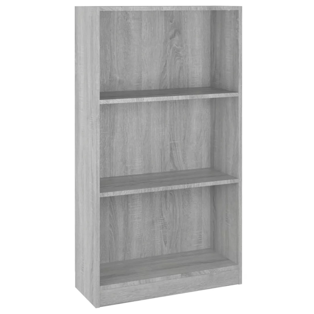 Vidaxl Bücherregal Grau Sonoma 60x24x109 Cm Holzwerkstoff günstig online kaufen