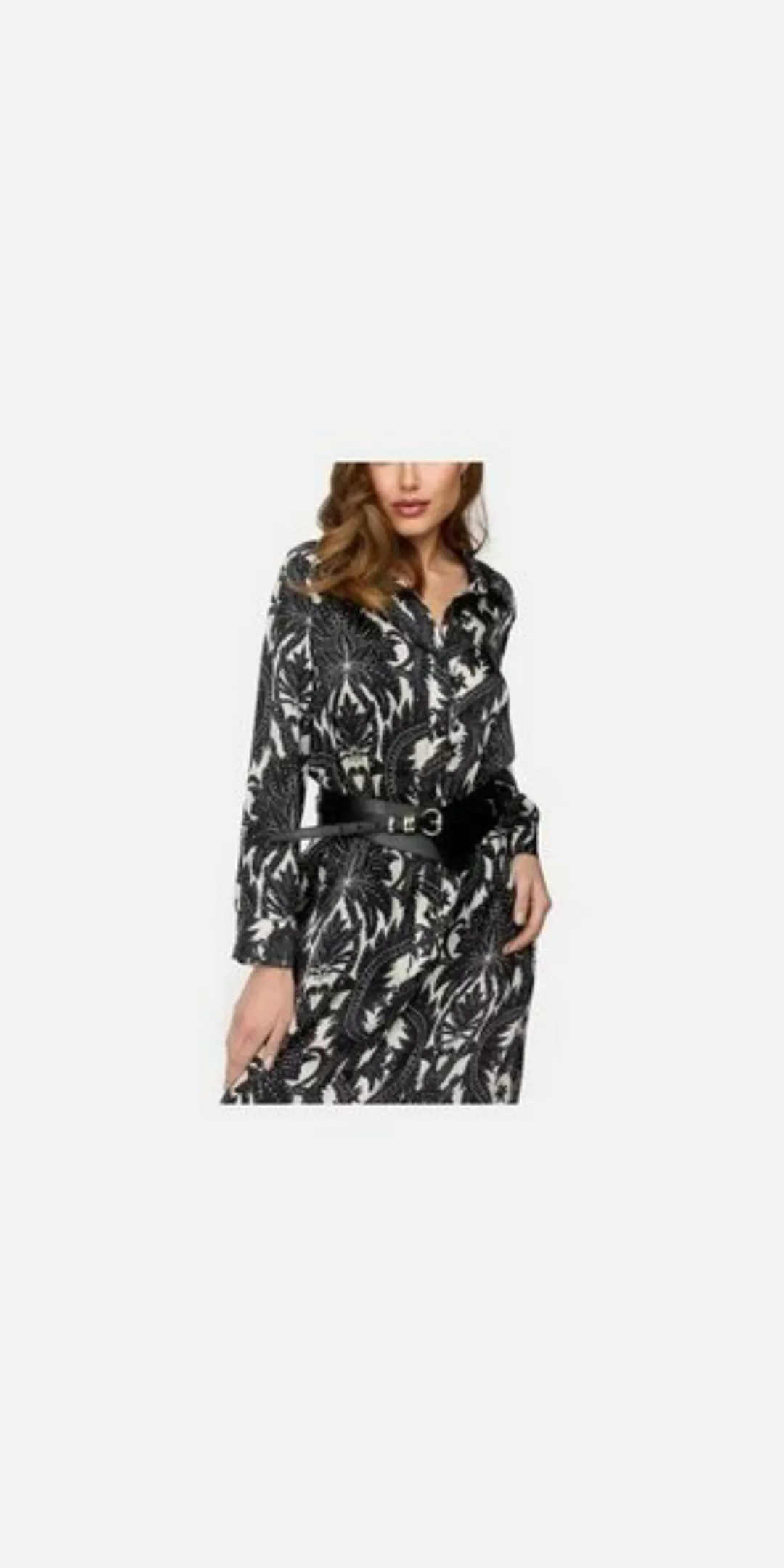 CATNOIR Blusenkleid Hemdblusenkleid CATNOIR schwarz paisley günstig online kaufen