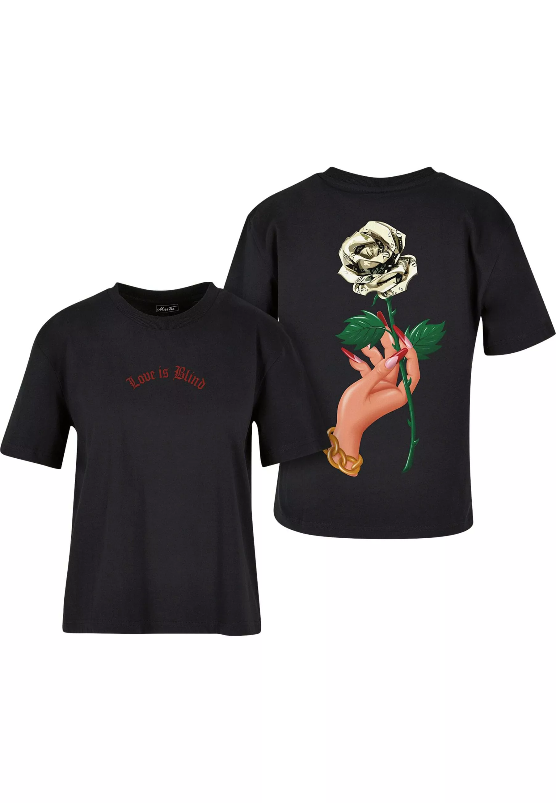 Miss Tee T-Shirt "Miss Tee Love is Blind Tee", (1 tlg.) günstig online kaufen