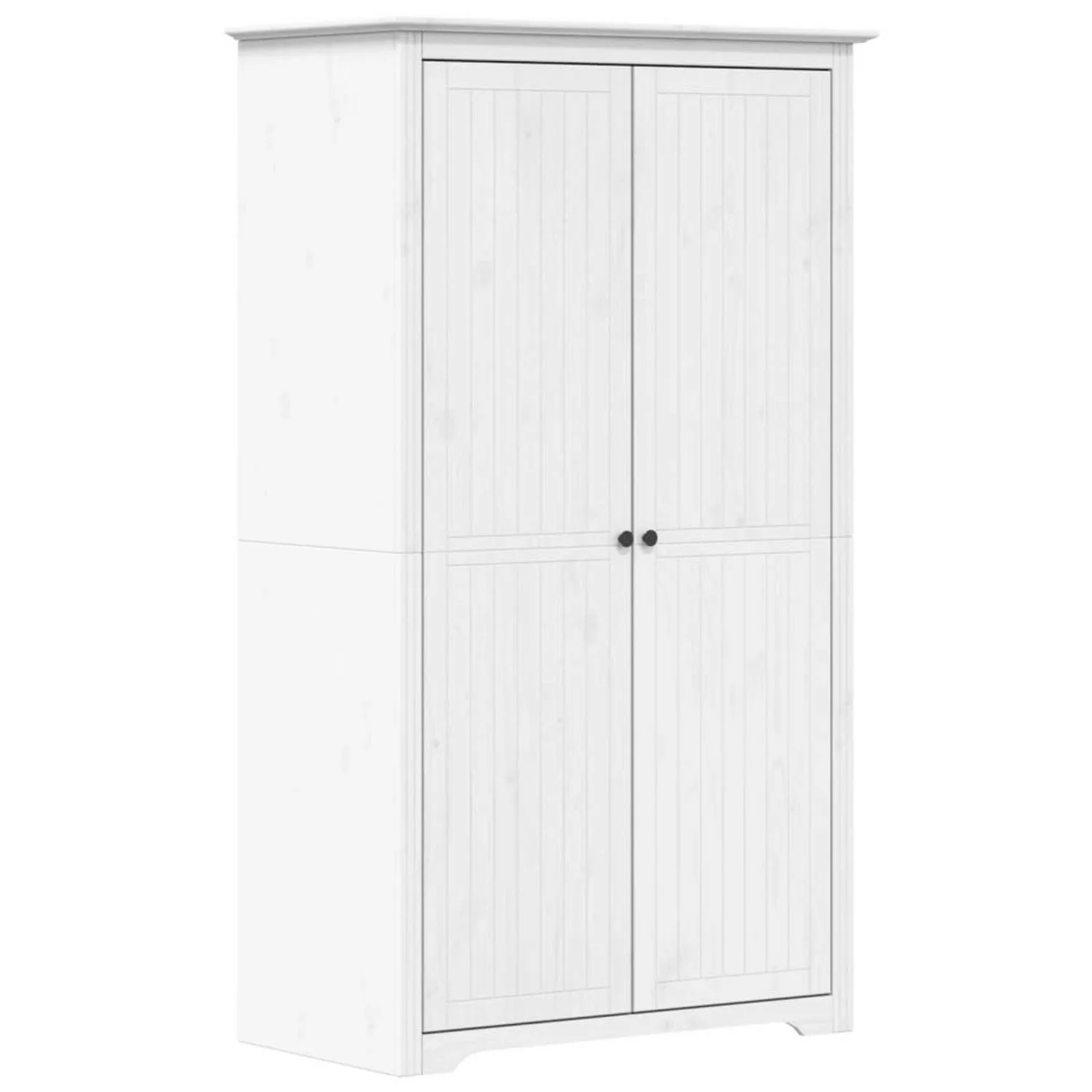 vidaXL Kleiderschrank Kleiderschrank BODO Weiß 101x52x176,5 cm Massivholz K günstig online kaufen