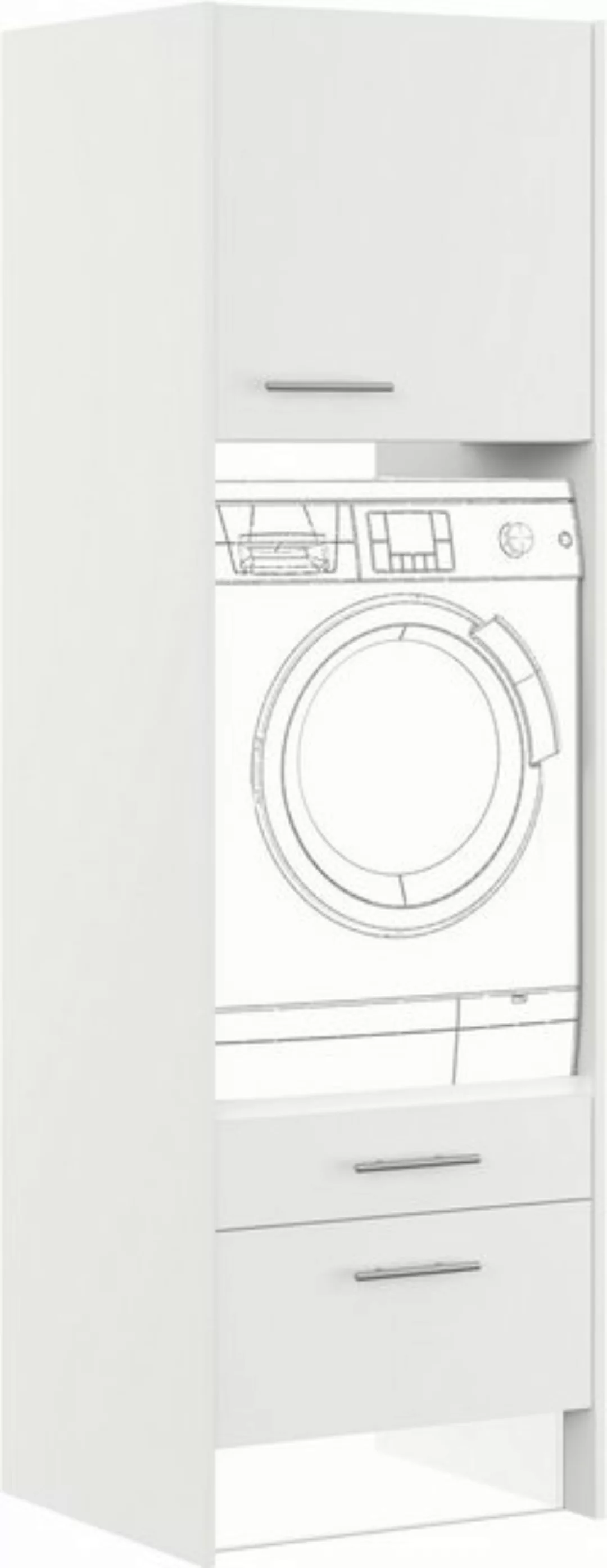 IMPULS KÜCHEN Waschmaschinenumbauschrank "Valencia", Breite/Höhe: 64/206,2 günstig online kaufen